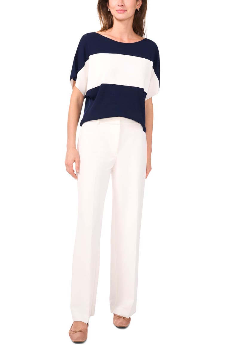 Boat Neck Drop Shoulder Top, Alternate, color, CLASSIC NAVY