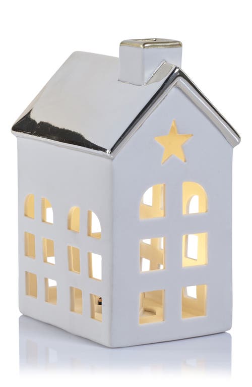 Zodax Lilou Set Of 2 Led House Figurines In Multi