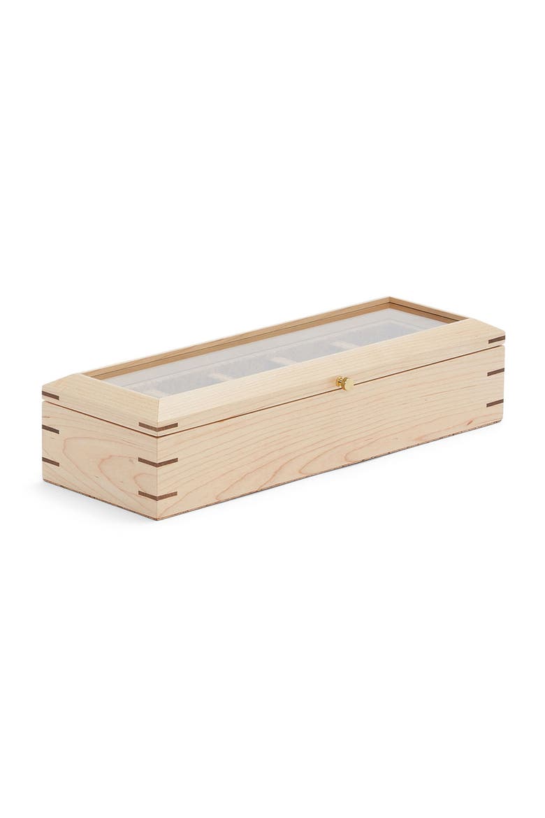 x Analog Shift Flatiron II 5 Piece Watch Box, Alternate, color, Wood