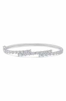 CZ by Kenneth Jay Lane Baguette Cubic Zirconia Hinge Bracelet
