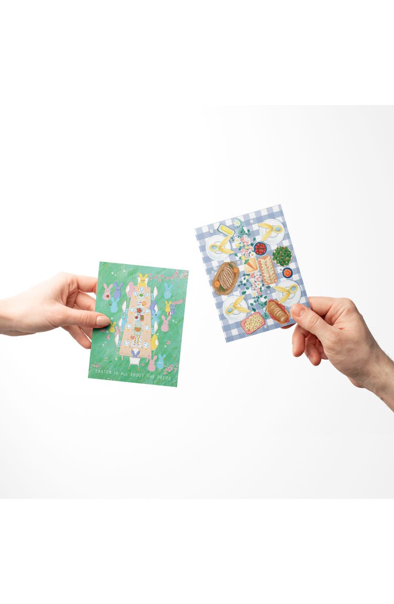 Ramus & Co Easter/Spring Assorted Greeting Card Pack (3ct) "All About The Peeps, Easter Brunch, Thanks Pink", Alternate, color, Multi-Pack
