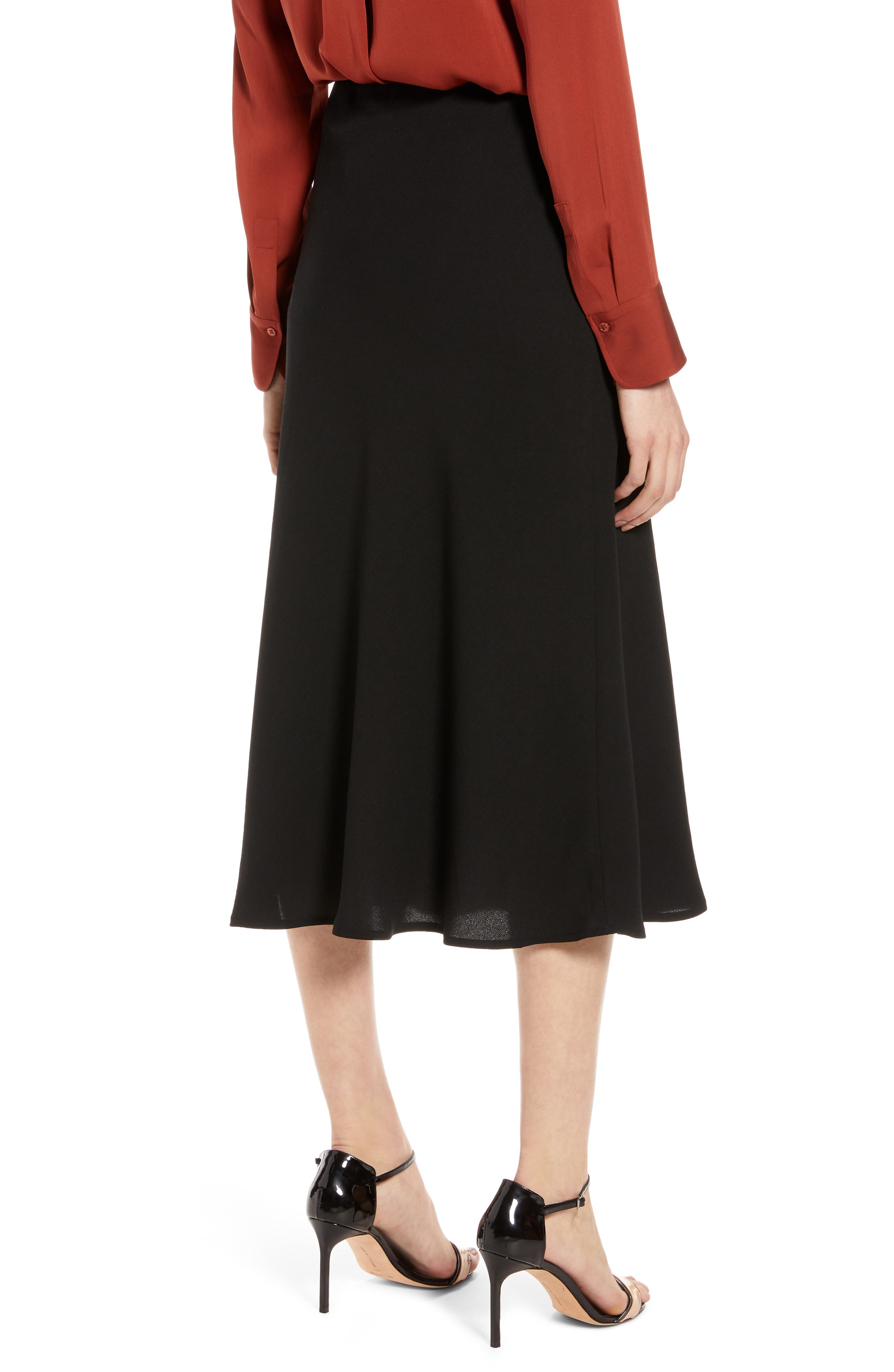 Halogen® Bias Cut A-Line Skirt (Women) | Nordstromrack