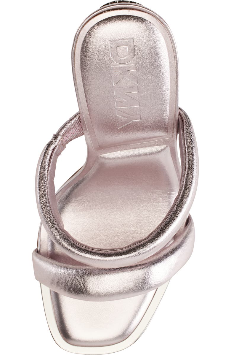 DKNY Metallic Sandal, Alternate, color, Dusty Rose