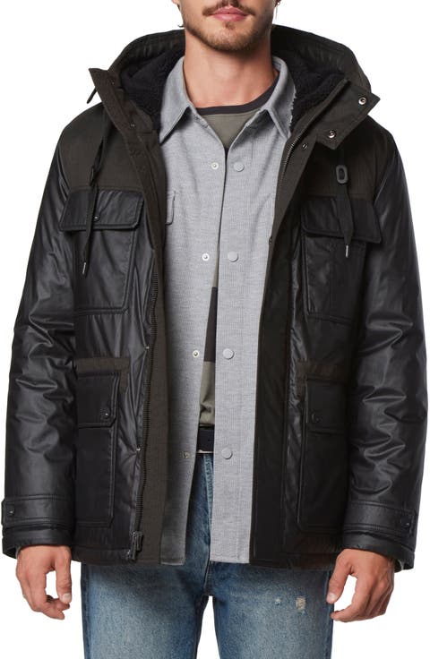 Harrigan Mixed Media Puffer Jacket