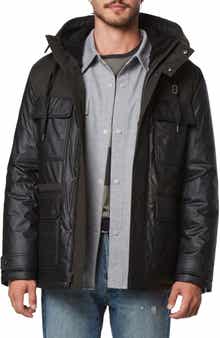 Harrigan Mixed Media Puffer Jacket