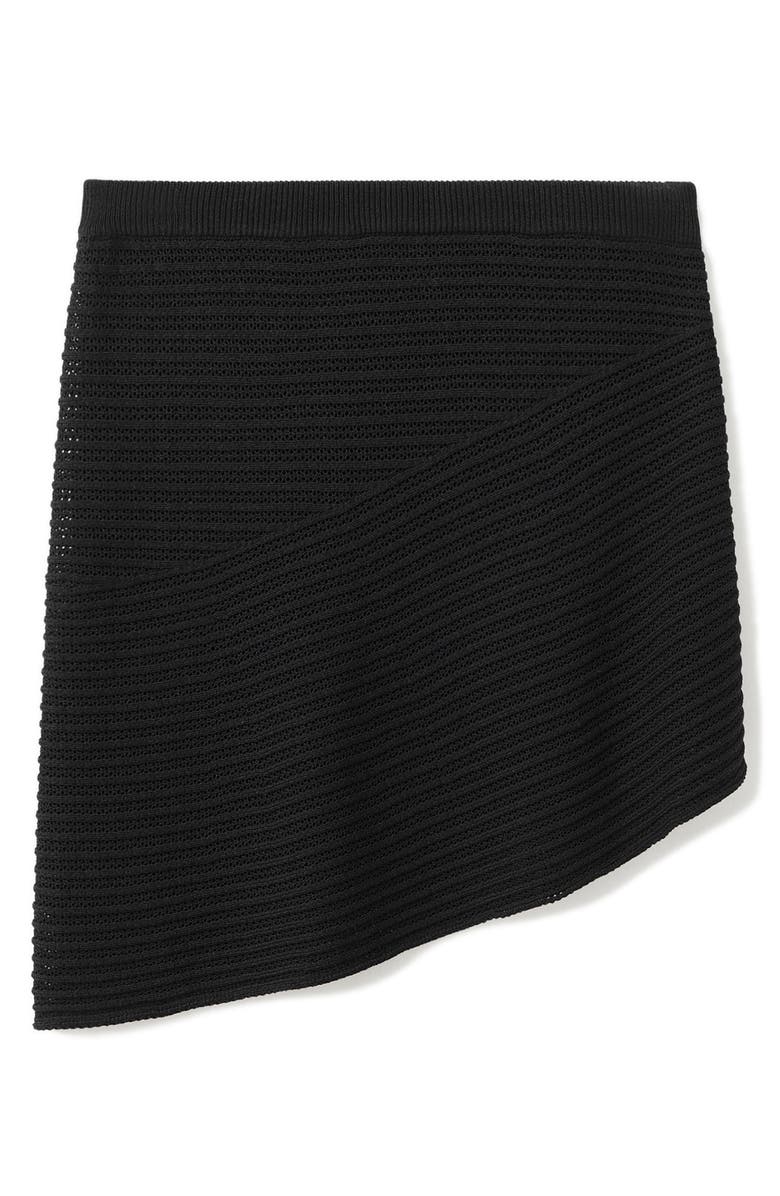 MANGO TEEN Asymmetrical Knit Miniskirt, Alternate, color, 