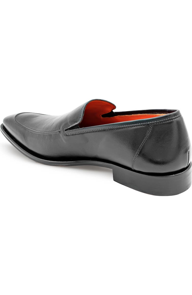 Mezlan Apron Toe Loafer, Alternate, color, Black