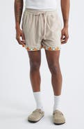 MAVRANS Orange Terry Cloth Shorts