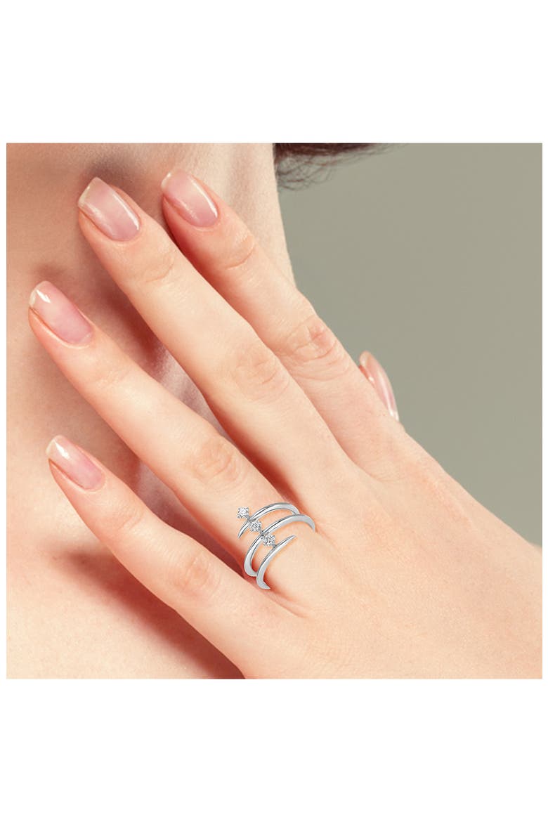 Diamond Wrap Ring, Alternate, color, 18K WHITE GOLD