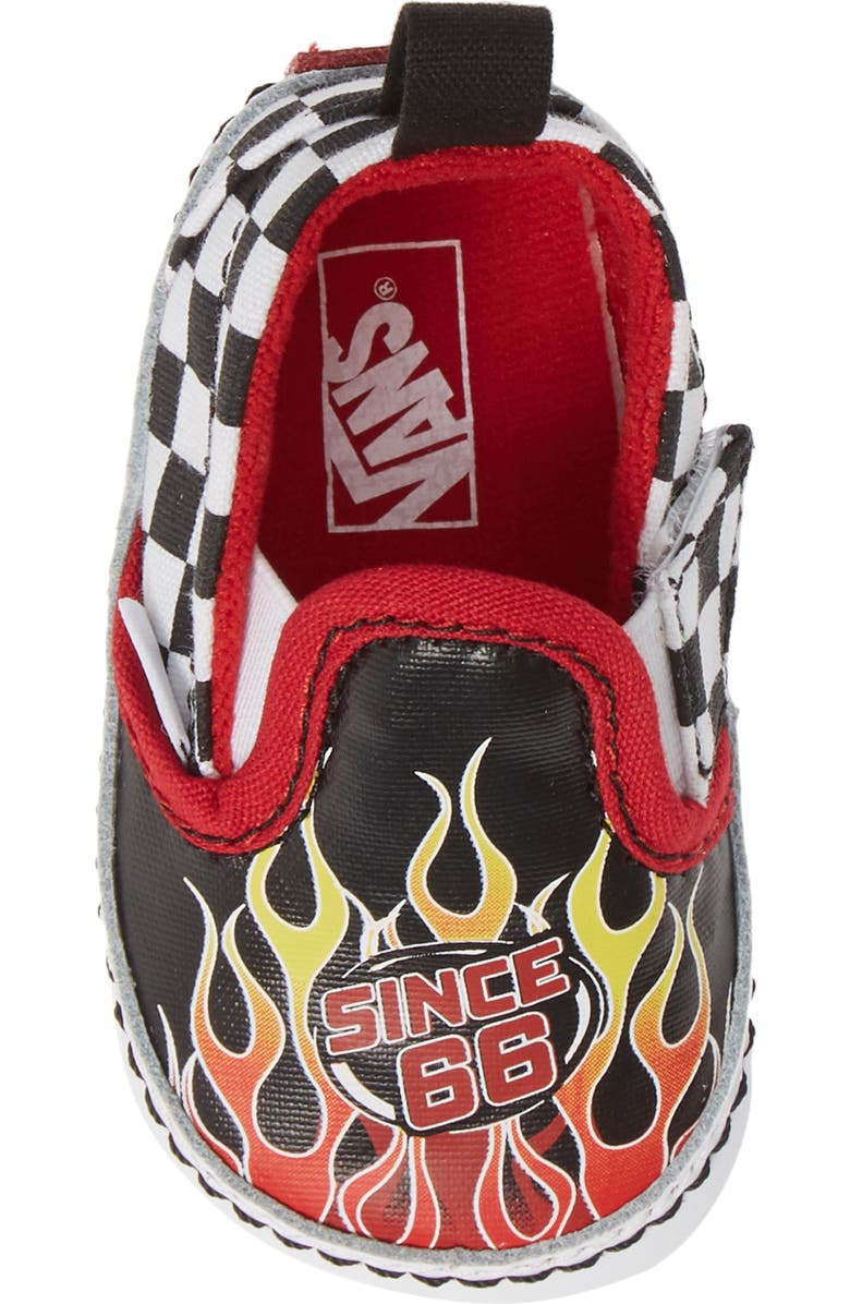 Vans Slip-On V Crib Shoe, Alternate, color,