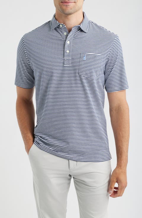 Jacks Stripe Hangin' Out Pocket Polo