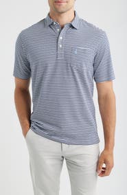 johnnie-O Jacks Stripe Hangin' Out Pocket Polo