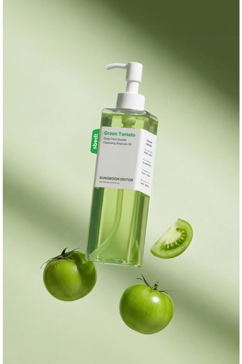 Green Tomato Deep Pore Double Cleansing Ampoule Oil, Alternate, color, NO COLOR