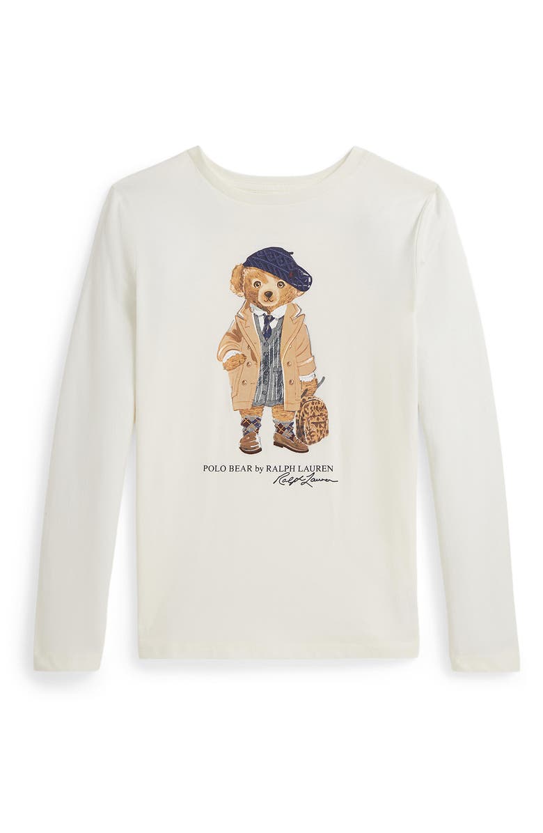 Polo Ralph Lauren Kids' Polo Bear Graphic T-Shirt, Main, color,
