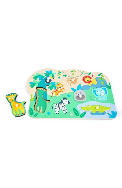 Wild Animals Peg Puzzle