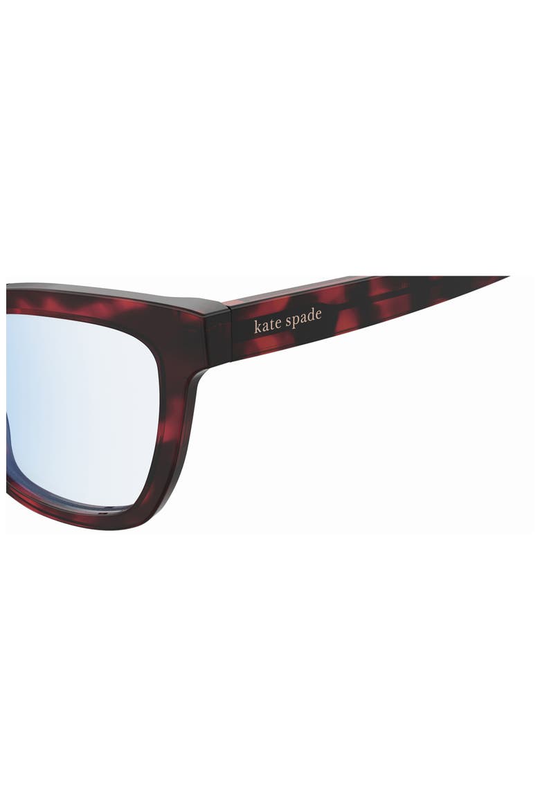 joanie 52mm reading glasses, Alternate, color, RED HAVANA