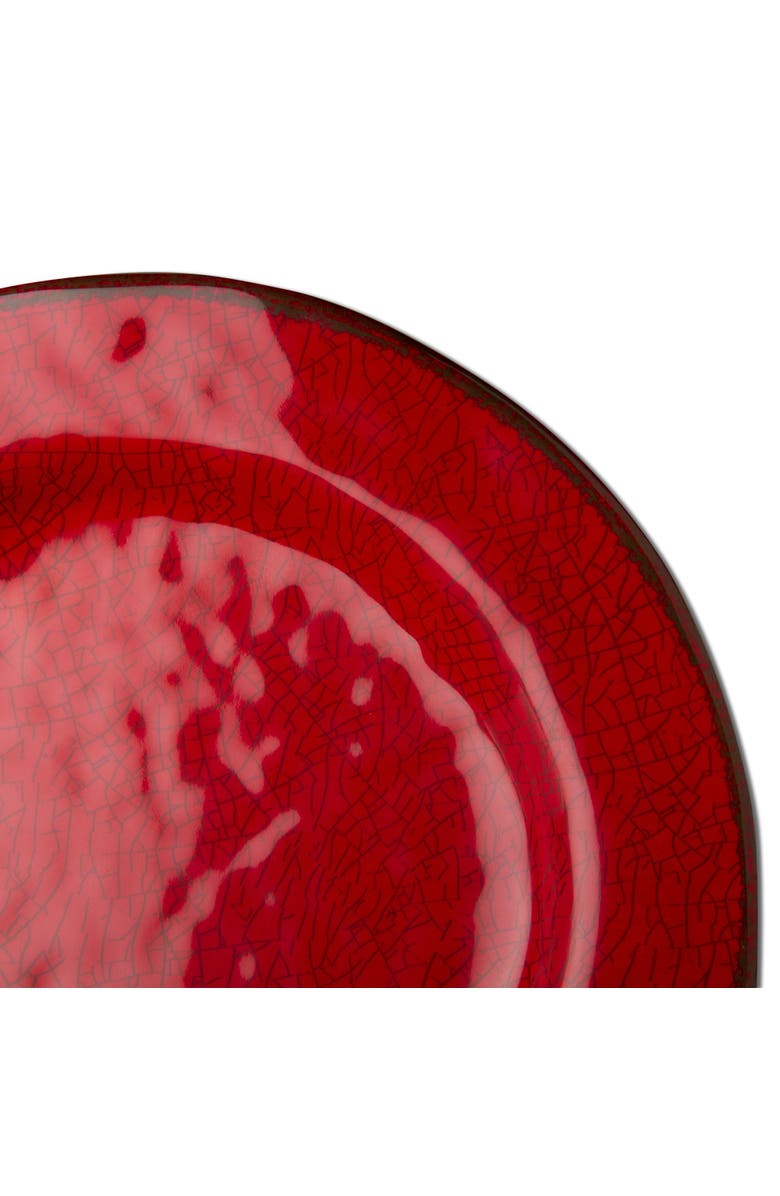 tag Veranda Melamine Salad Plates Set of Four Red Everyday Use, Alternate, color, Red
