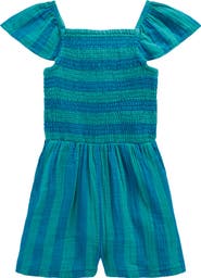 Mini Boden Kids' Double Cloth Romper