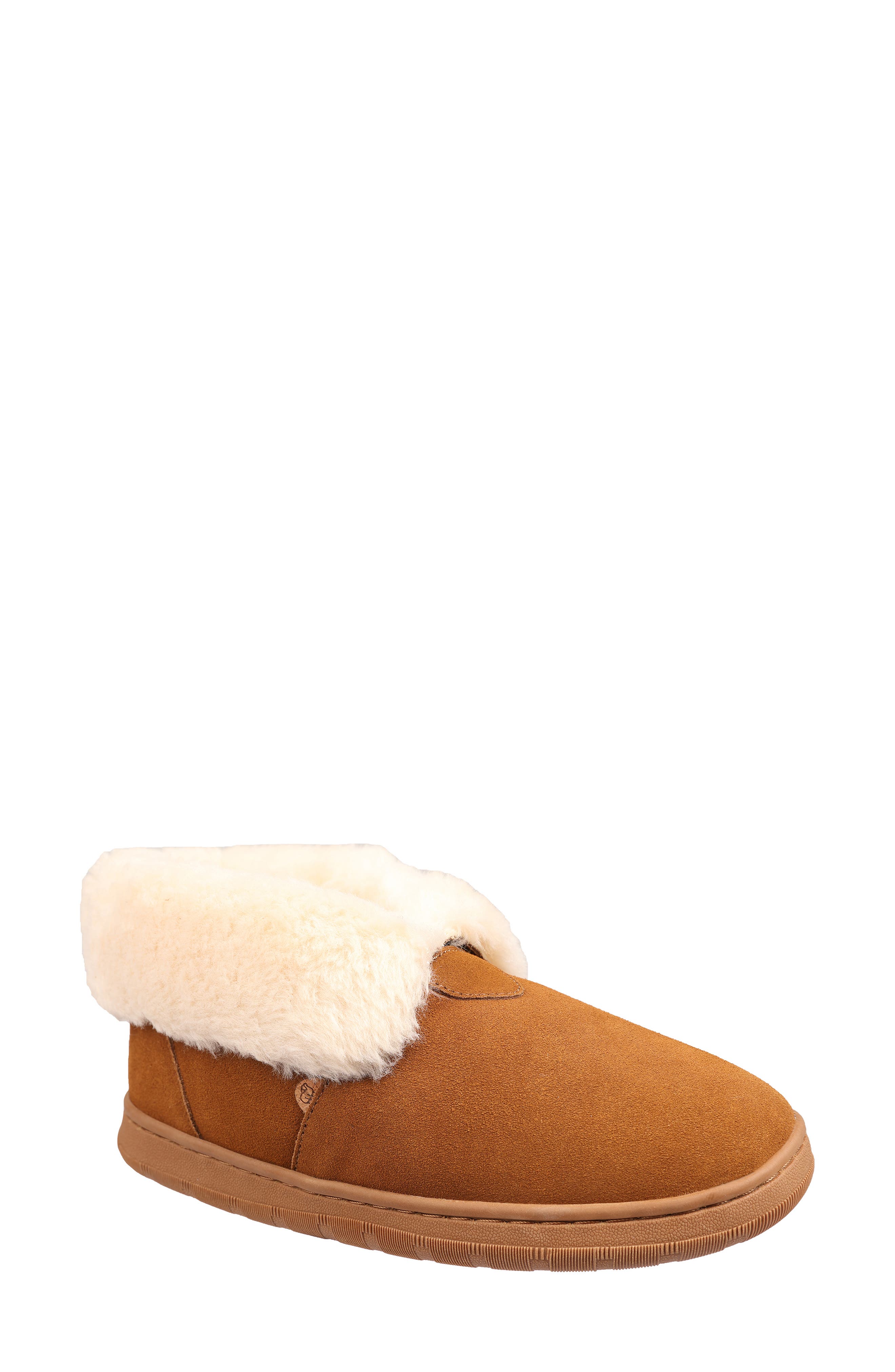 LAMO Mabel Faux Fur & Genuine Shearling Lined Slipper, Main, color, 