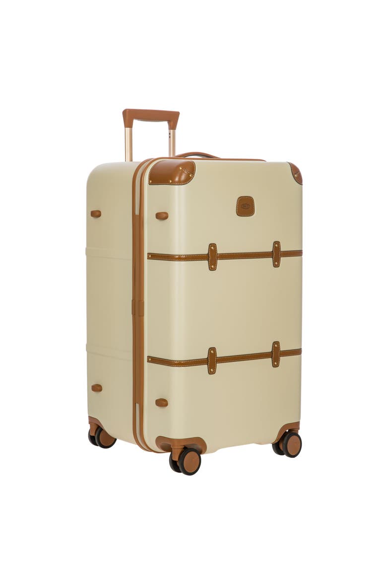 Bellagio Hardside 28" Large Checked Spinner Luggage, Alternate, color, Cream