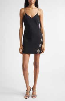 Rhinestone Bow Minidress