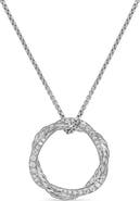 David Yurman Petite Infinity Pendant Necklace with Pavé Diamonds