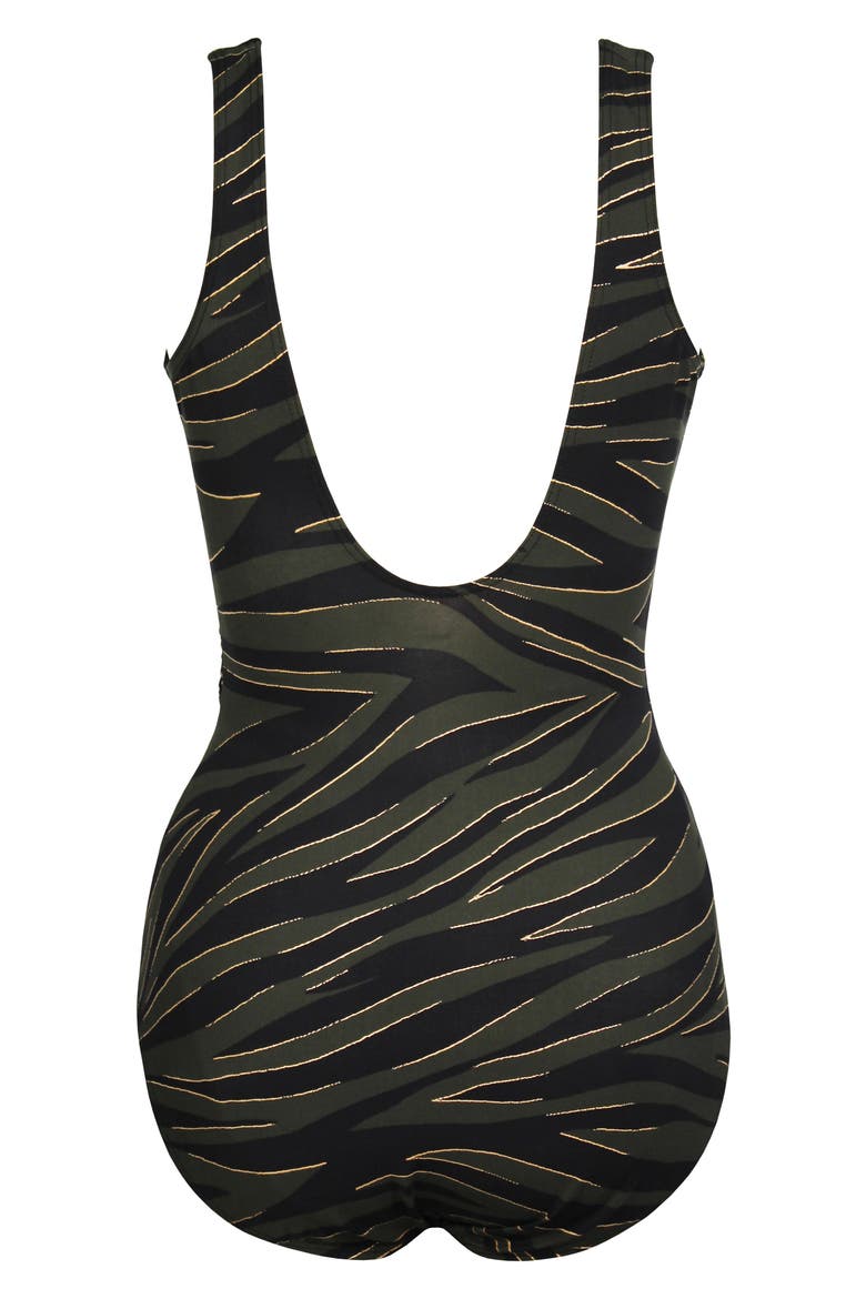 Seabra Revele Underwire One-Piece Swimsuit, Alternate, color, OLIVETTA