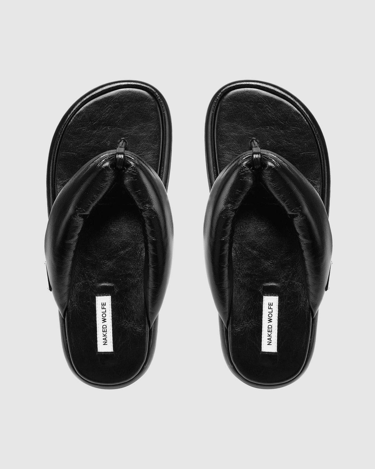 Naked Wolfe Hilary Black Leather, Alternate, color, Black