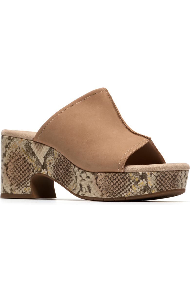 Clarks<sup>®</sup> Nerisa Vine Platform Sandal - Wide Width Available, Main, color,