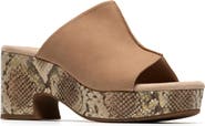 Clarks® Nerisa Vine Platform Sandal - Wide Width Available