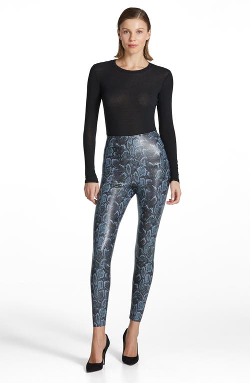 COMMANDO COMMANDO REPTILE EMBOSSED FAUX LEATHER LEGGINGS
