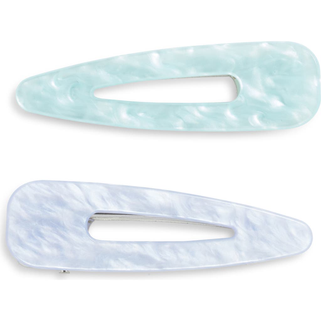 Chelsea28 2-Pack Creaseless Clips in Blue Multi at Nordstrom