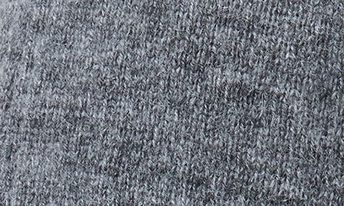 Amicale Wool & Cashmere Faux Shearling Lined Knit Baseball Cap In Gray