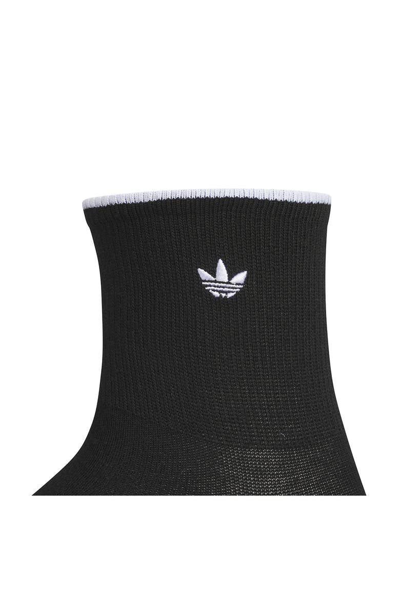 Luna Assorted 3-Pack Ankle Socks, Alternate, color, BLACK
