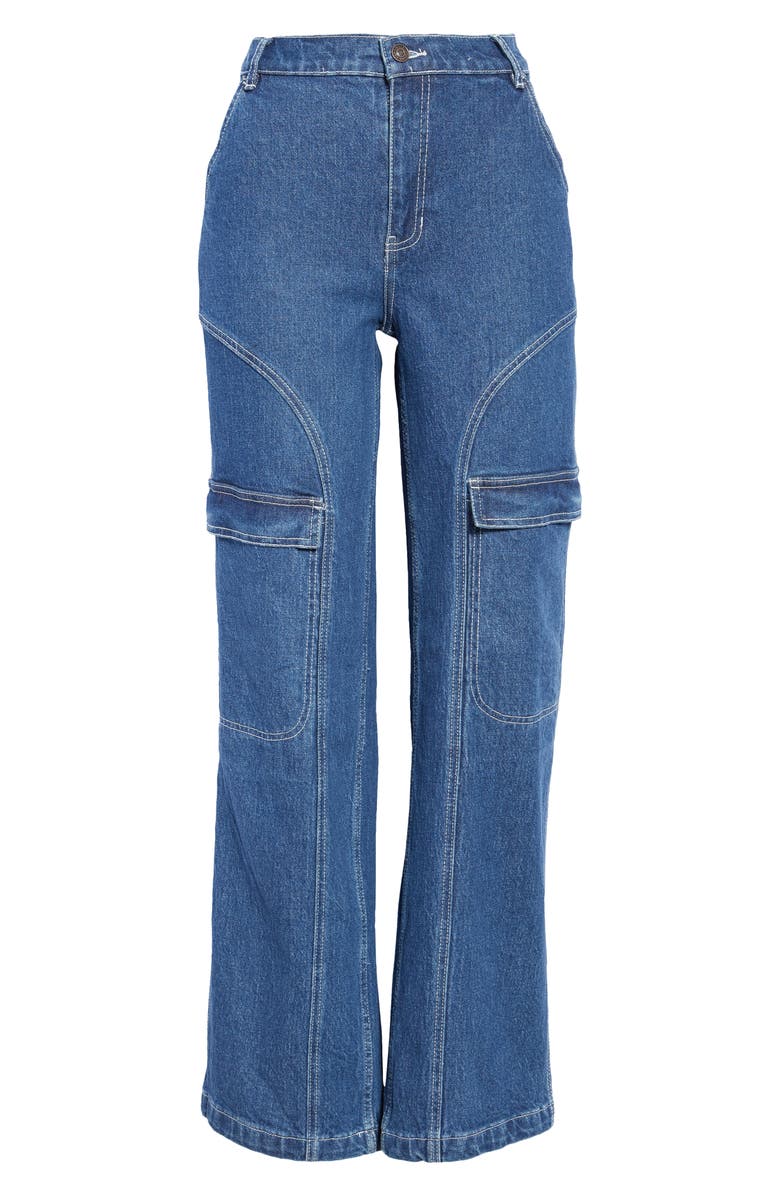 PacSun Baggy Wide Leg Skate Jeans, Alternate, color,