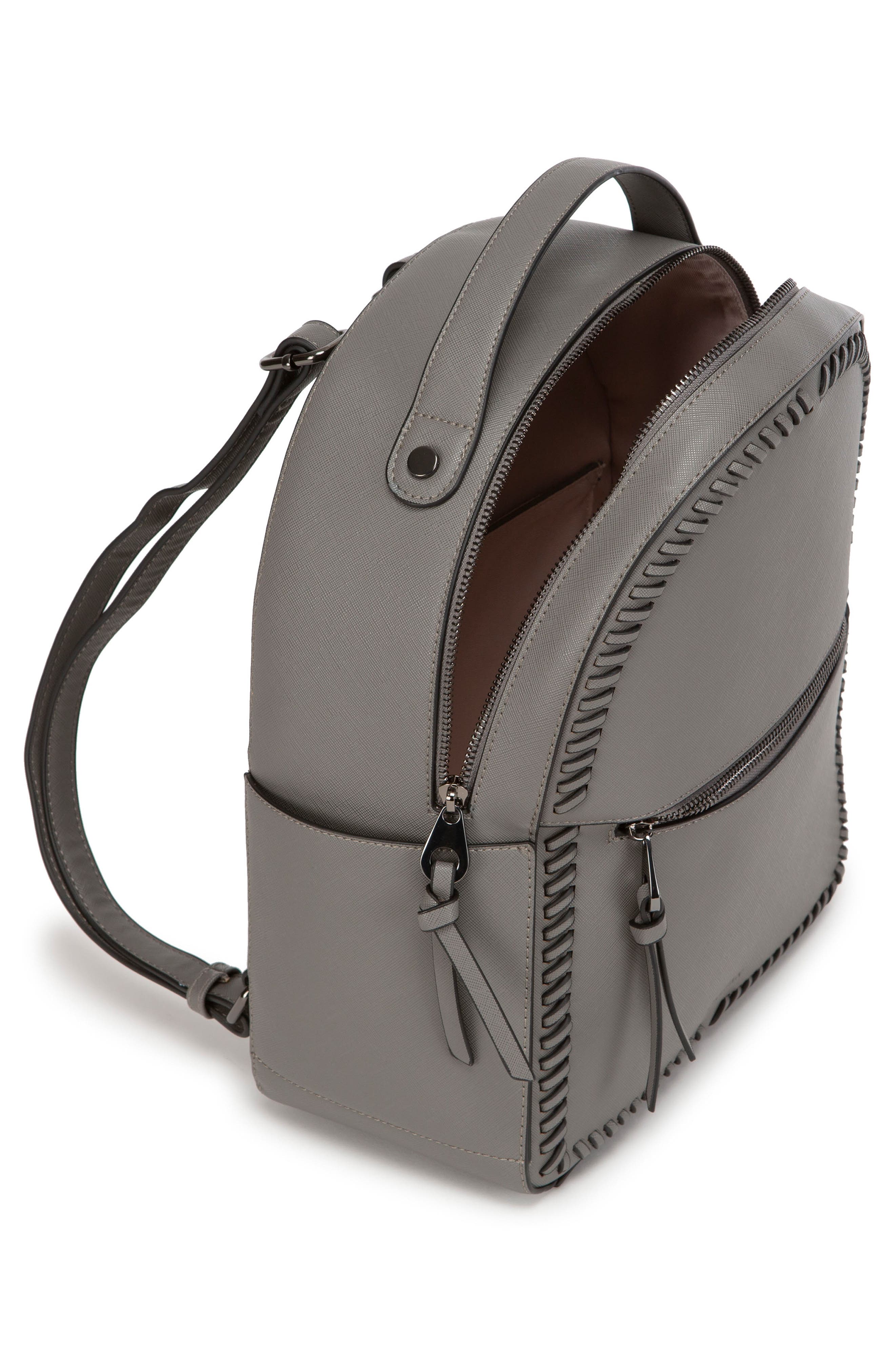 CALPAK Kaya Faux Leather Round Backpack, Alternate, color, 