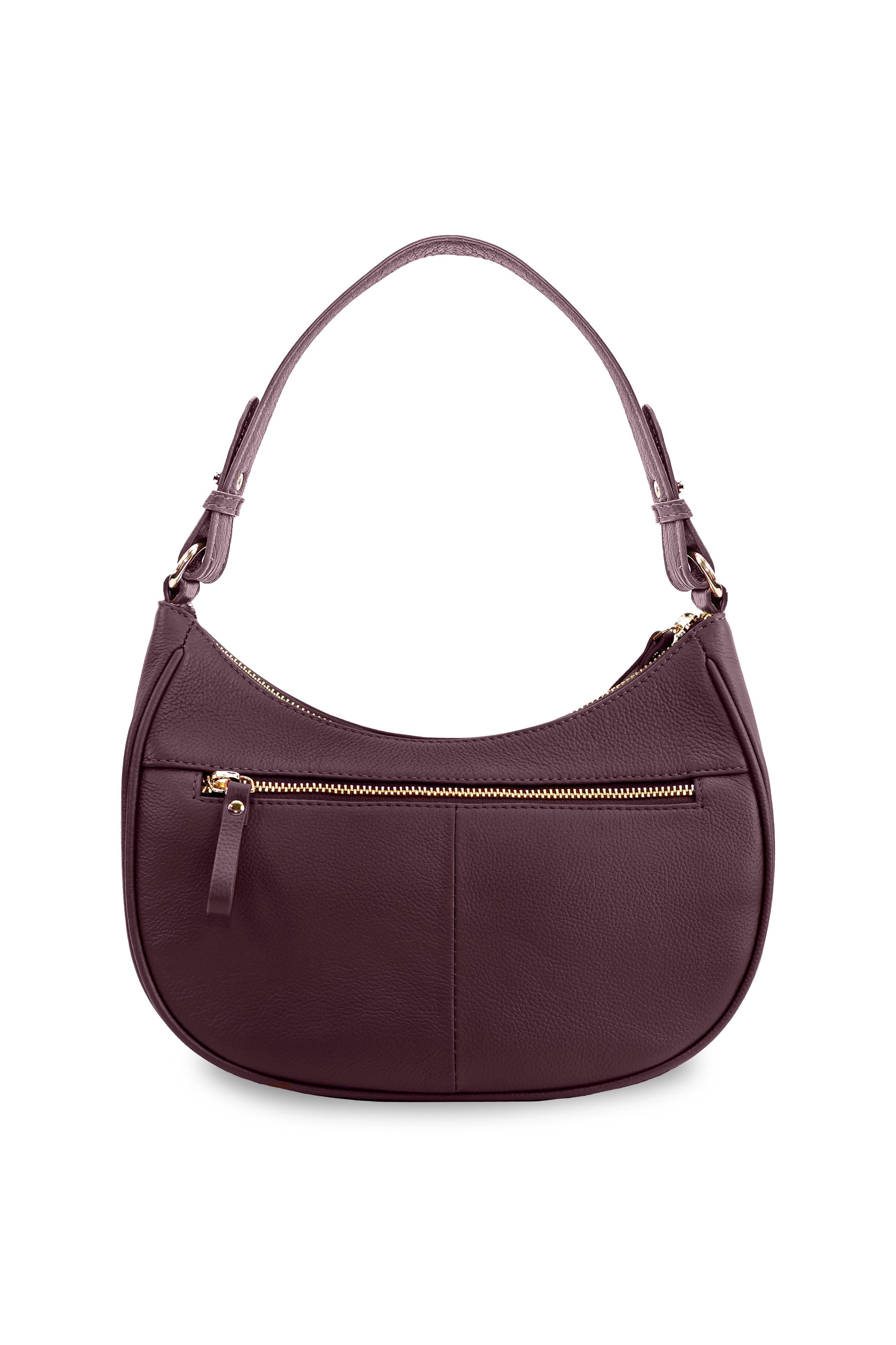 The Lucy Leather Bag, Alternate, color, Burgundy