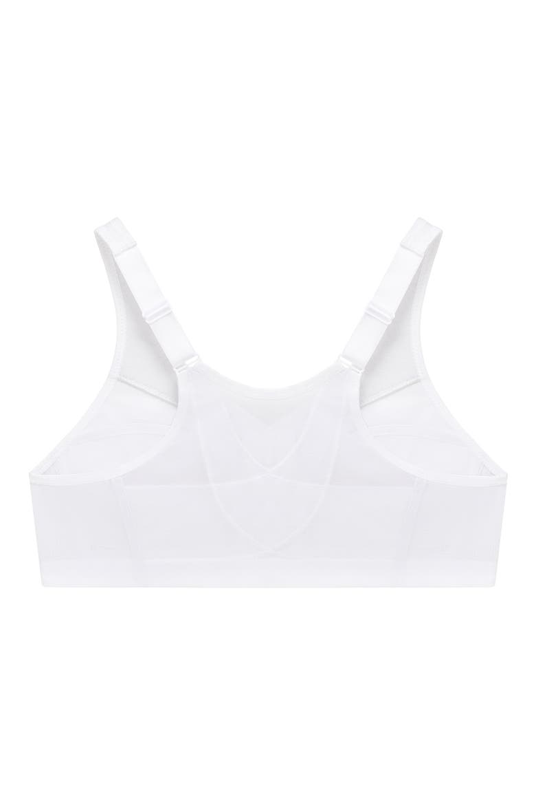 MagicLift® Front Closure Posture Back Bra, Alternate, color, WHITE