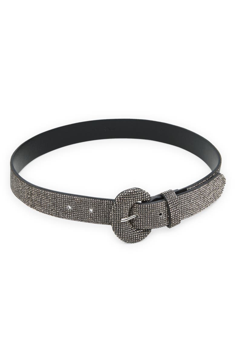 MANGO Rhinestone Belt, Main, color, 