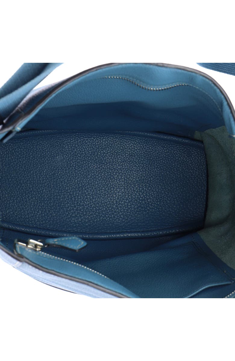 Pre-Owned Hermes Sac Good News Bag Leather GM, Alternate, color, Bleu Jean