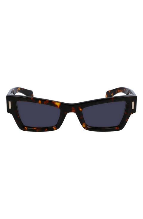 Rivets 53mm Modified Rectangular Sunglasses