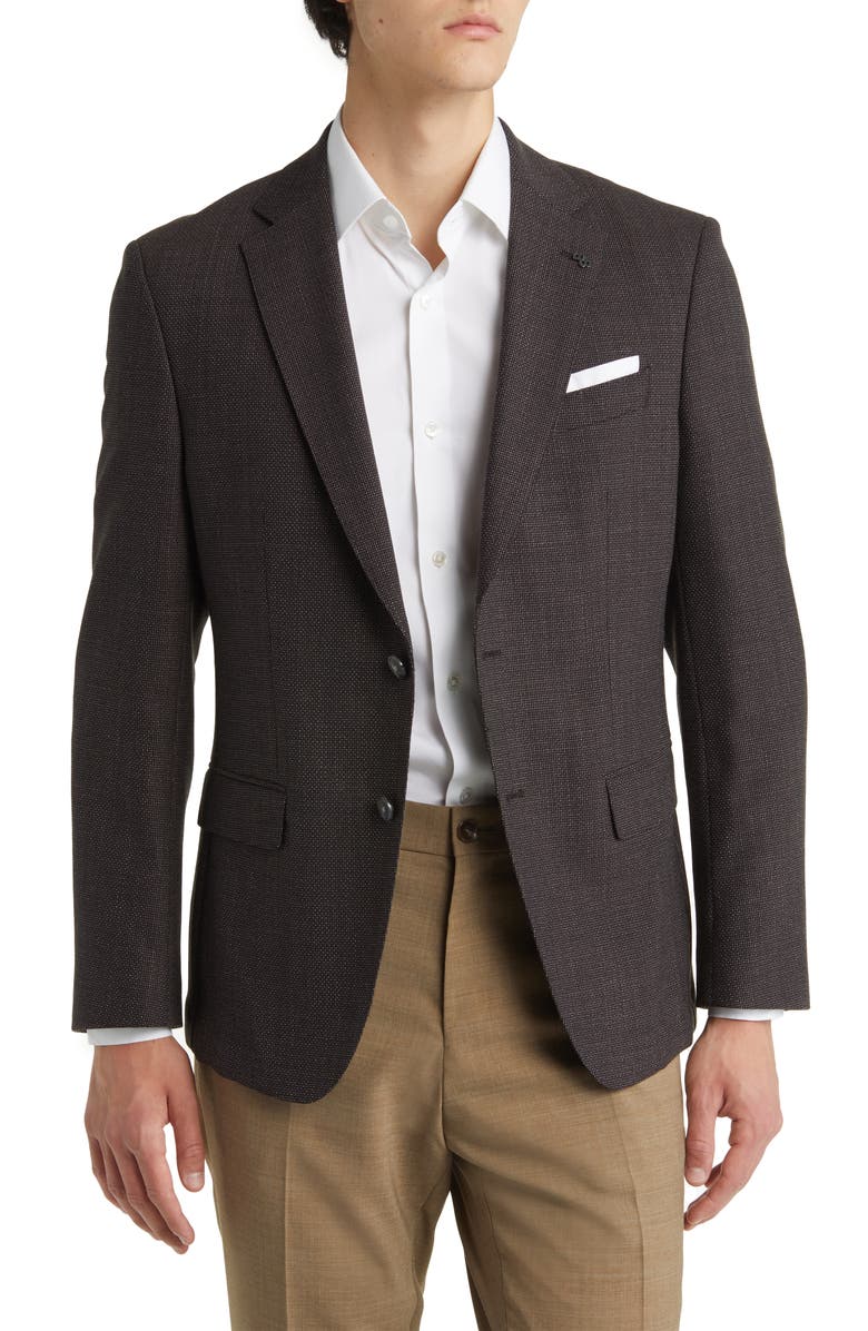 BOSS Hutson Virgin Wool Blend Sport Coat, Main, color, 