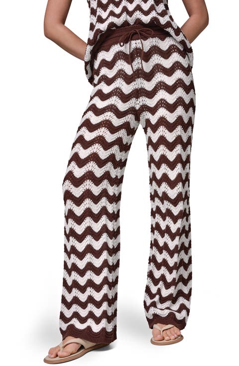 Scallop Stripe Pointelle Pants