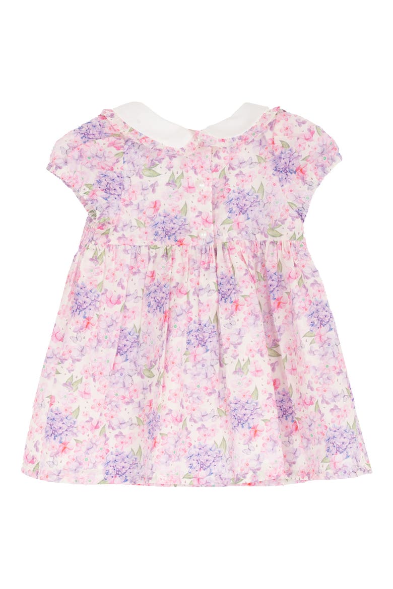 Peter Pan Collar Floral Dress & Bloomers Set, Alternate, color, PURPLE