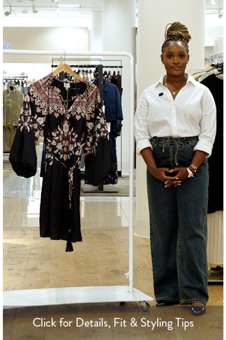 Liana Placed Paisley Long Sleeve video
