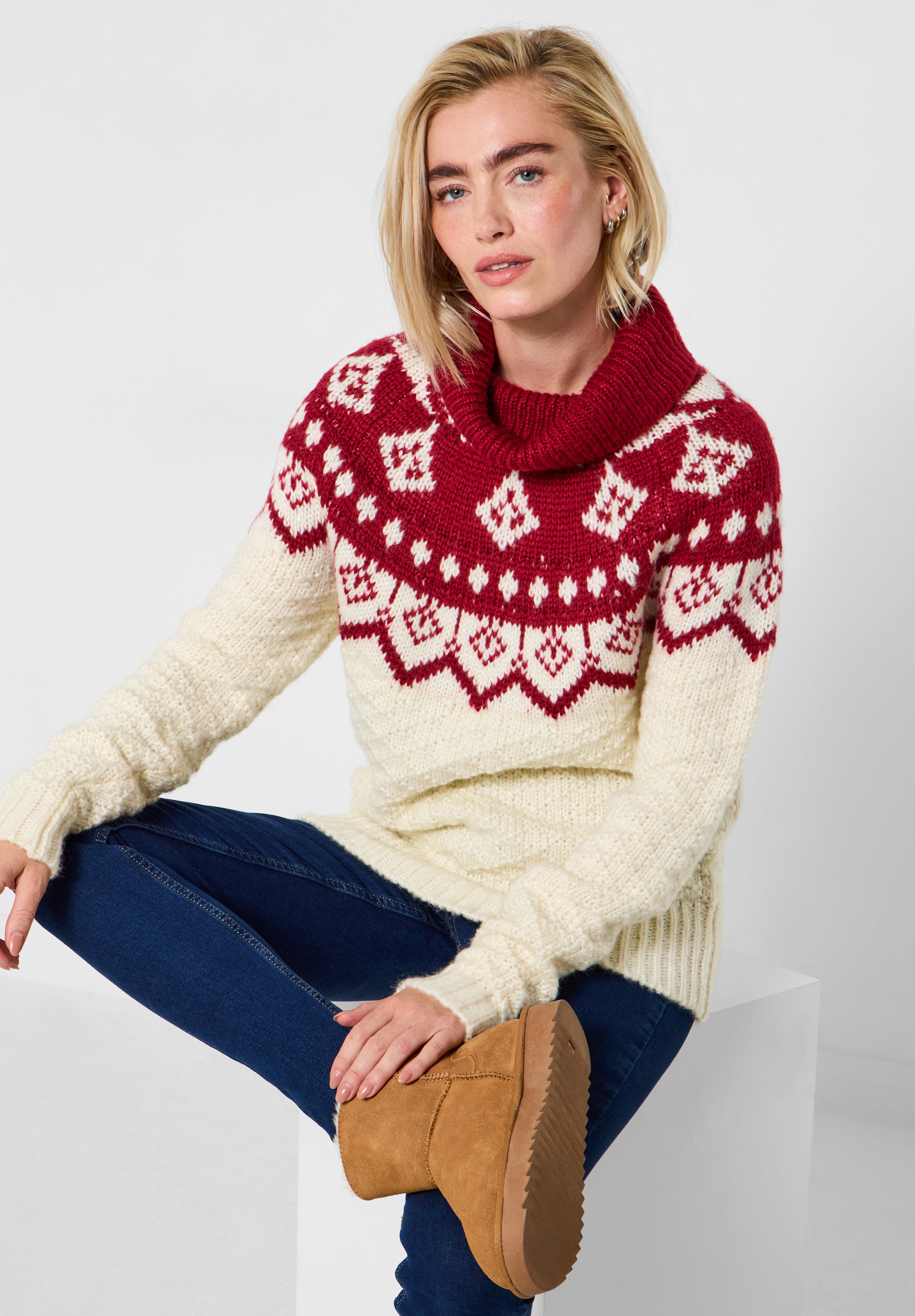 selected RED MEGA FAIRISLE