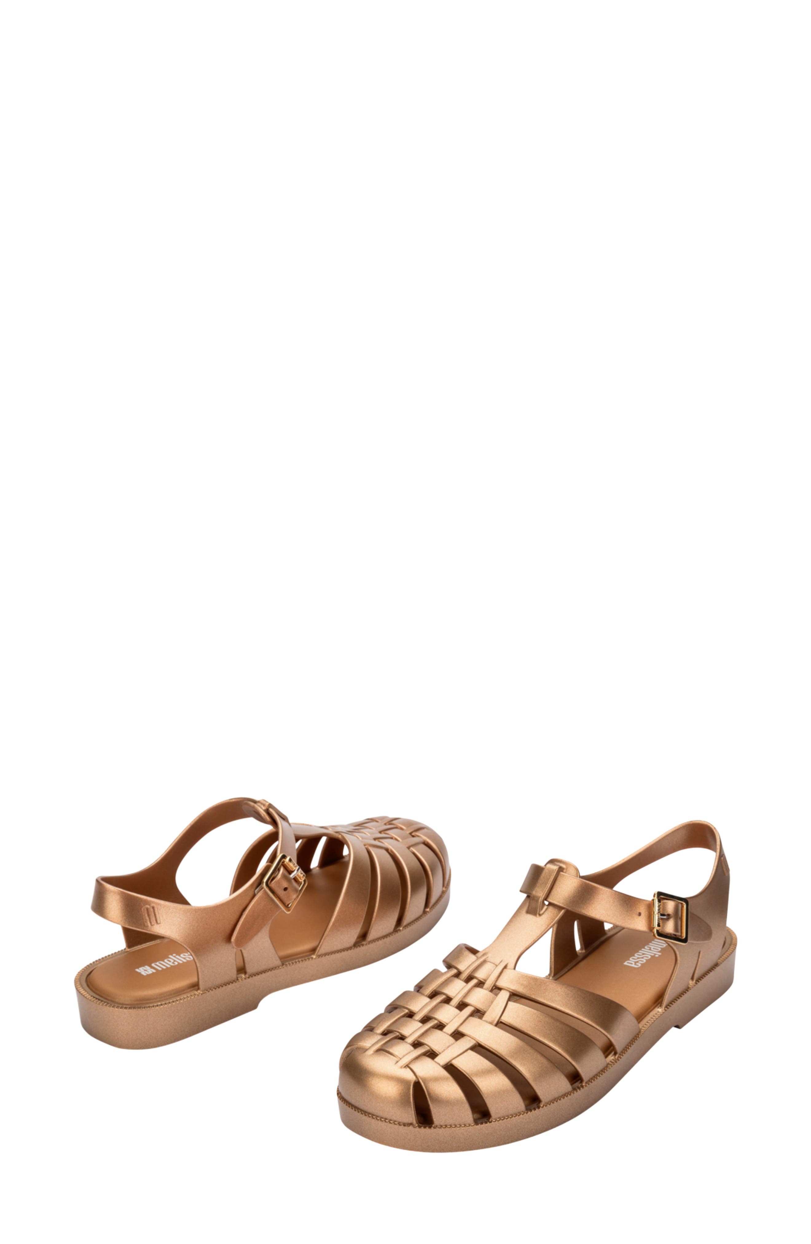 Possession Magic Fisherman Sandal, Alternate, color, GOLD