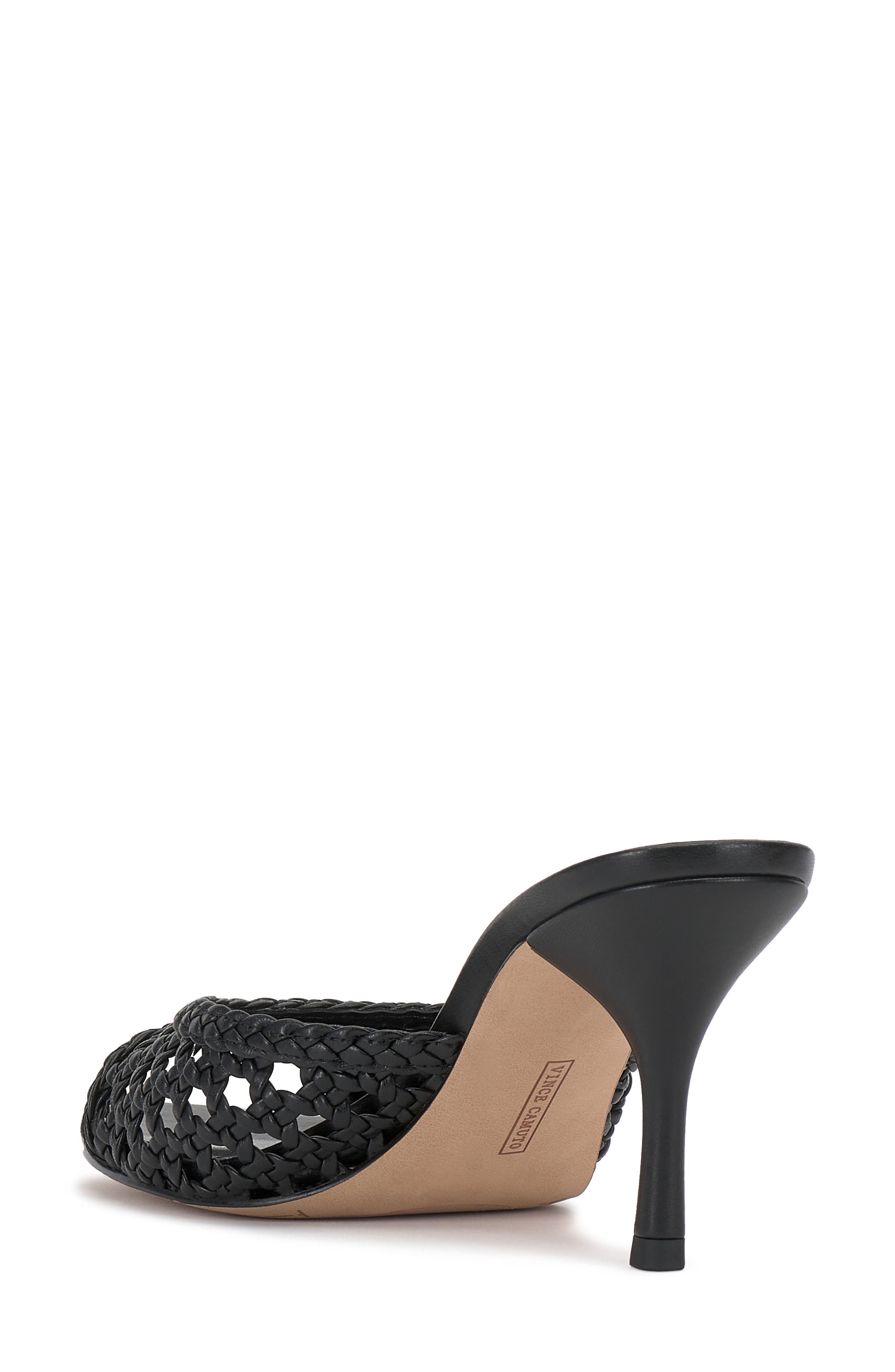 Vince Camuto Prilany Mule Sandal, Alternate, color, Black Super Soft