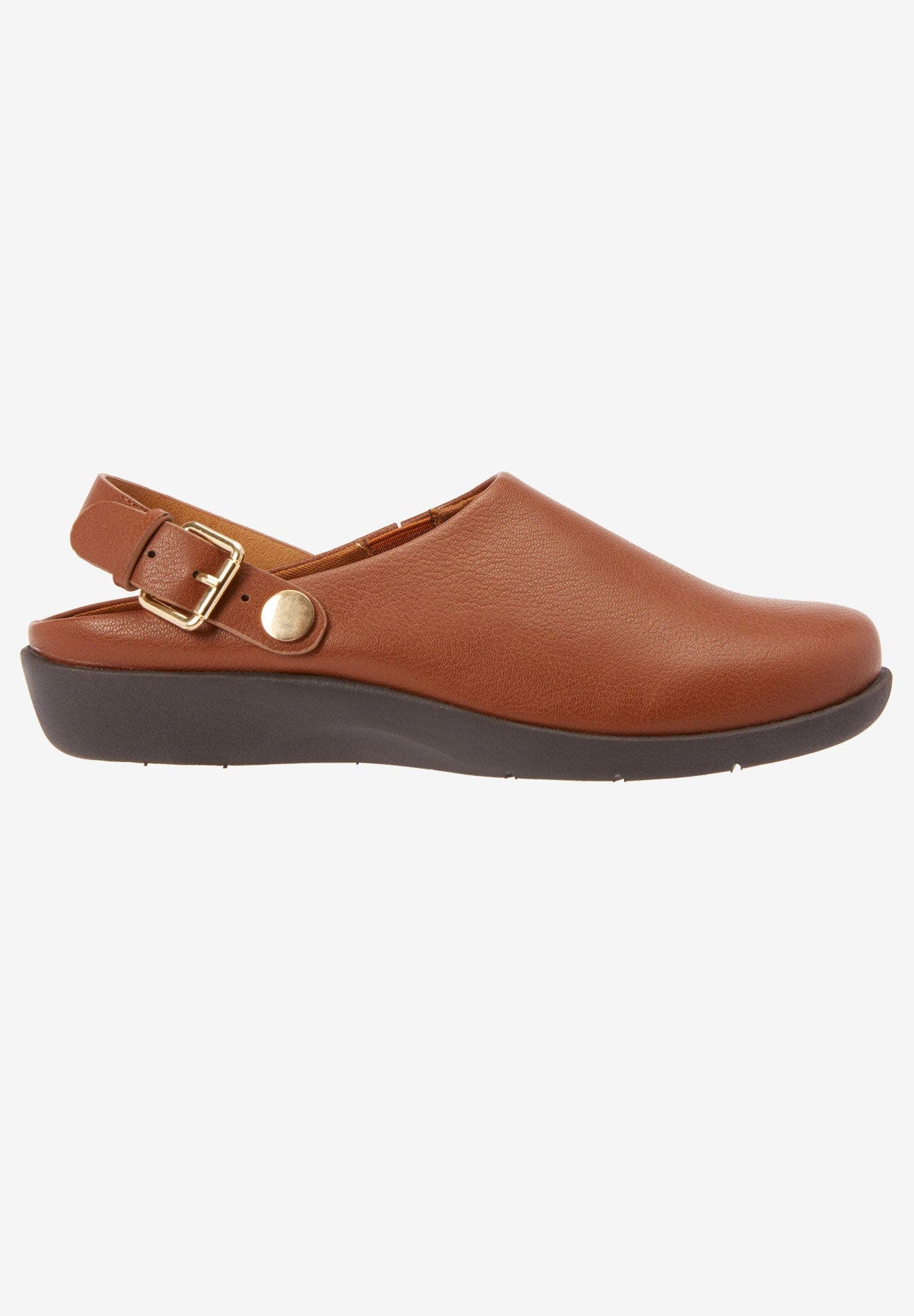 Comfortview The Indigo Convertible Mule, Alternate, color, Cognac
