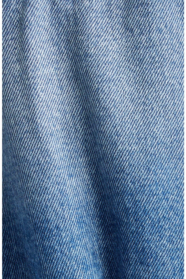 La Veste de-Nîmes Denim Trucker Jacket, Alternate, color, BLUE/ TABAC 2